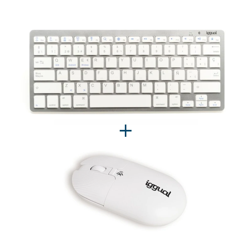 Iggual Kit Bundle Teclado Raton Yang Bluetooth